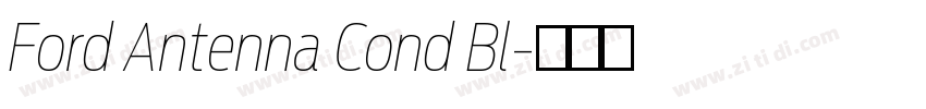 Ford Antenna Cond Bl字体转换